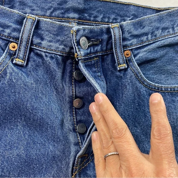 Levi's Blue Straight Jeans Classic Style Denim jeans - Picture 2 of 9